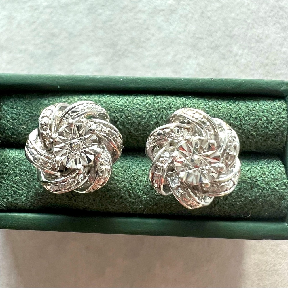 Silver Stud Earrings